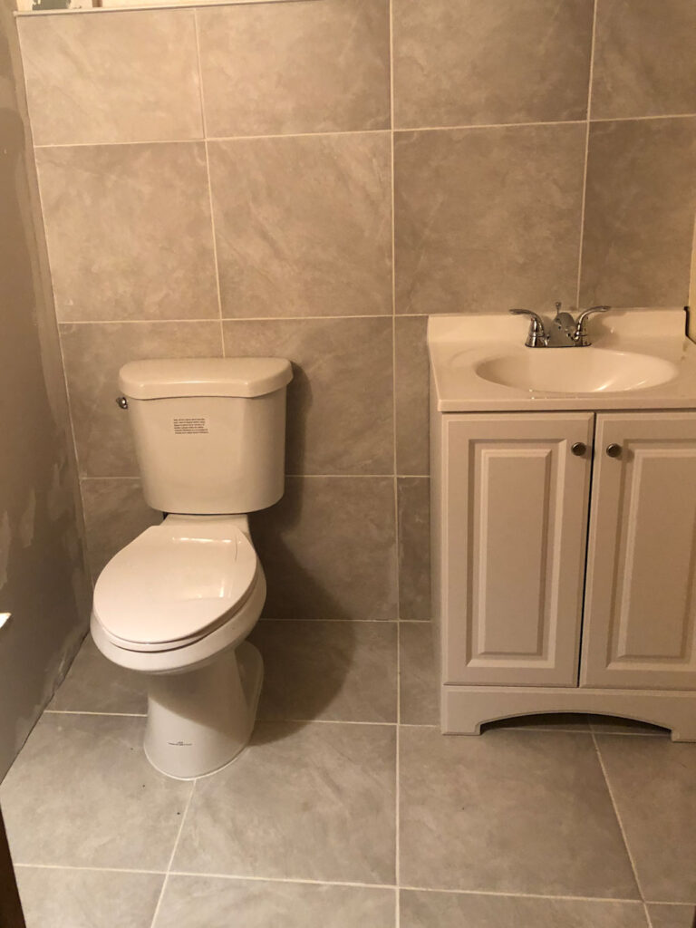bathroom remodeling in bethlehem pa - new toilet, sink, vanity